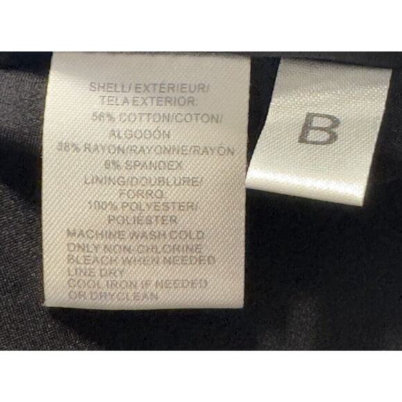 Ann Taylor LOFT Polka Dots Pencil Skirt, Black & White, Sz: 8 Curvy, 64-53 - Picture 5 of 16